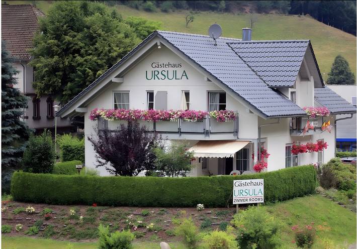 Doppelzimmer 10 – mit Dusche und Wc mit Bergblick & Bachblick, Balkon und Wlan in Hornberg, Mittlerer Schwarzwald