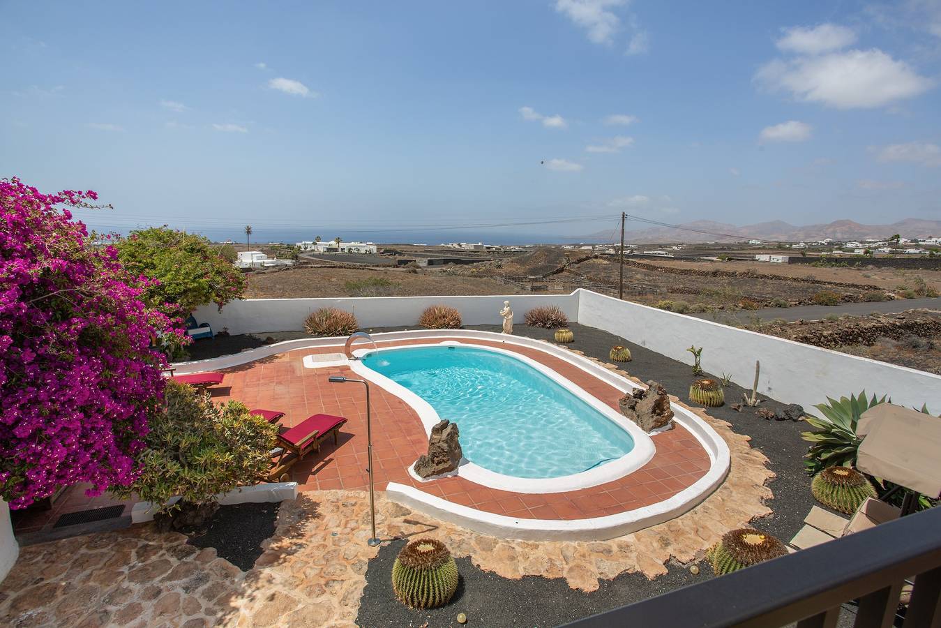 Appartement entier, Vacances 'Camelio' avec vue sur les montagnes, piscine privée et terrasse privée in Mácher, Tías