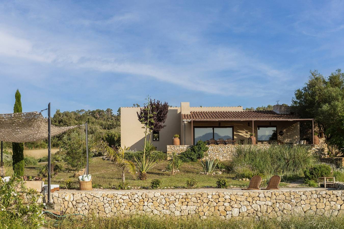 Luxuriöse Öko-Ferien-Finca, mit atemberaubendem Panoramablick auf das Tramuntana-Gebirge in Sineu, Mallorca Inselmitte