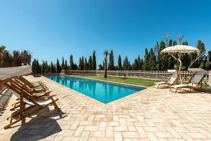 Casa rural con piscina para 24 personas, con piscina además de jardín y vistas en Campiña de Jerez - 3