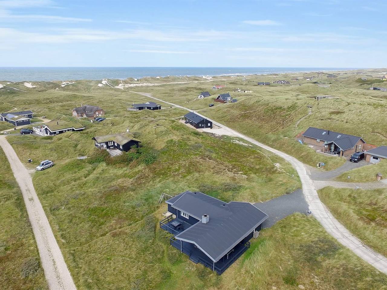Ferieudlejning til 6 Personer i Houvig Strand, Holmsland Klit
