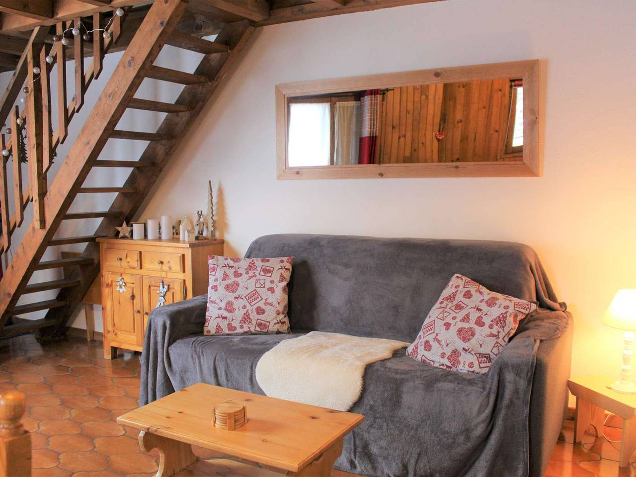 Ganze Wohnung, Appartement mit Mezzanin für 7 Personen im Zentrum von Vars Les Claux in Vars, Briançon und Umgebung