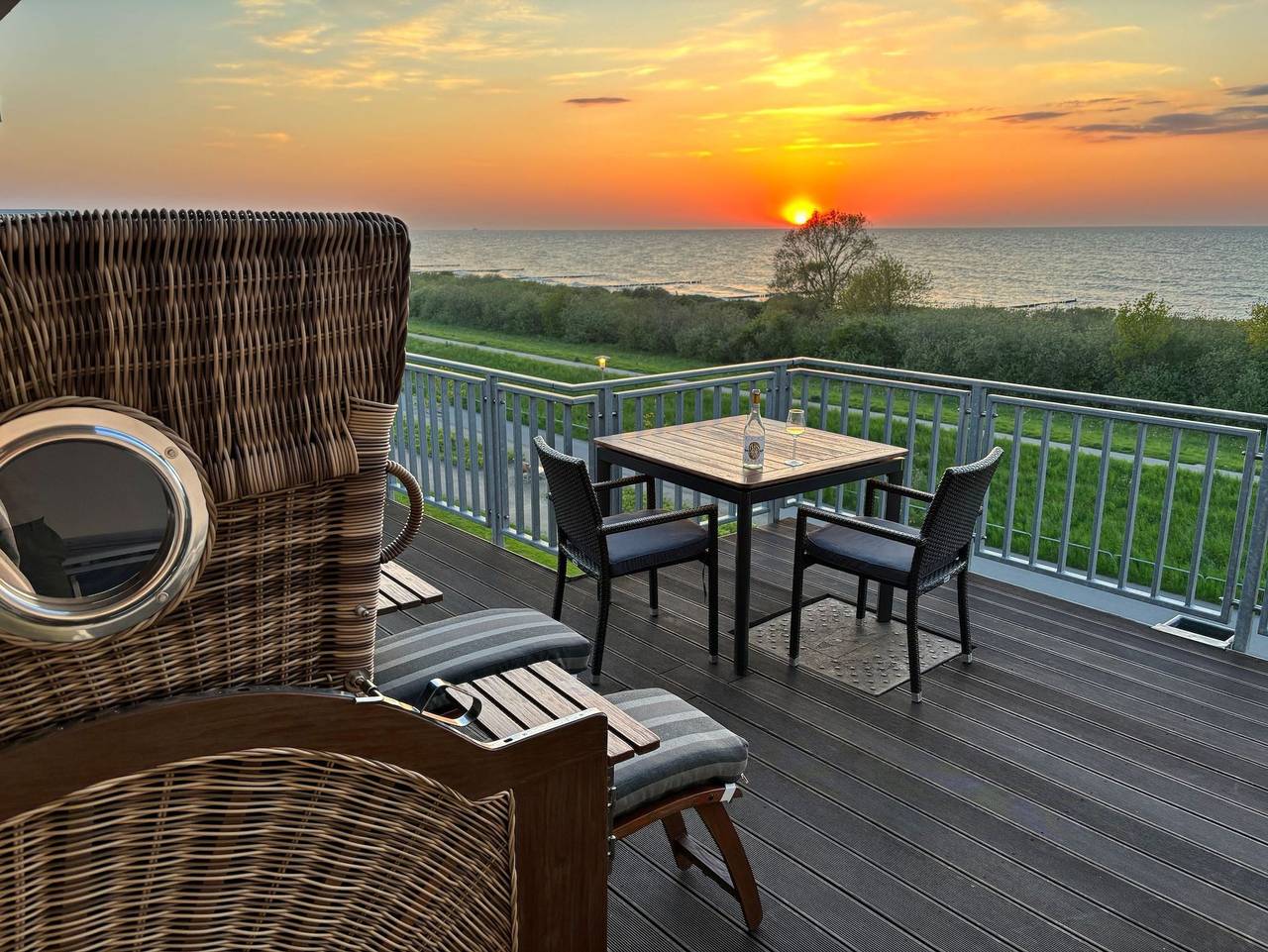Ganze Ferienwohnung, Villa Deichgraf We 20 Penthouse Wohnung Panorama-Meerblick - Villa Deichgraf We 20 Penthouse Wohnung in Börgerende-Rethwisch, Bad Doberan & Umland