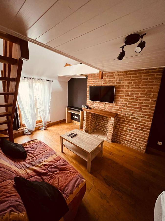 Gîte pour 3 personnes, avec terrasse et vue, animaux acceptés dans Saint-Sauflieu