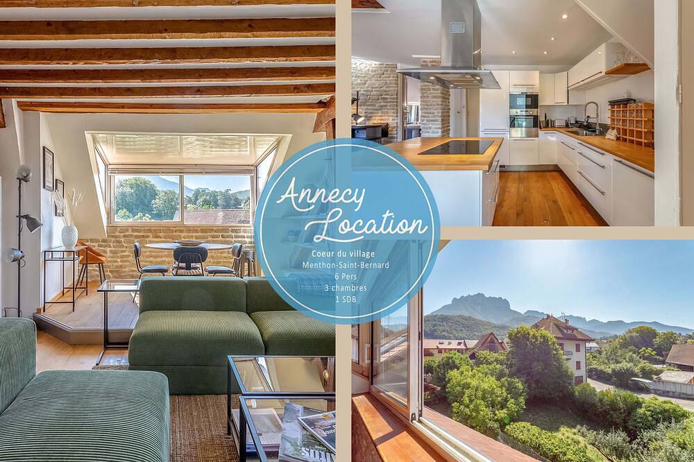 Apartamento entero, Charmant Duplex au Cœur du Village in Menthon-Saint-Bernard, Región de Annecy