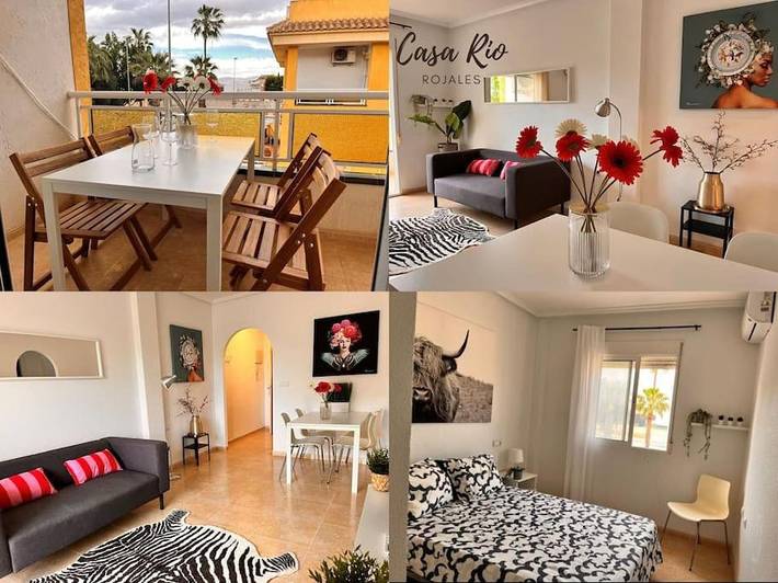 Gîte pour 4 personnes, avec Balcon ainsi que Terrasse et Vue dans Formentera De Segura