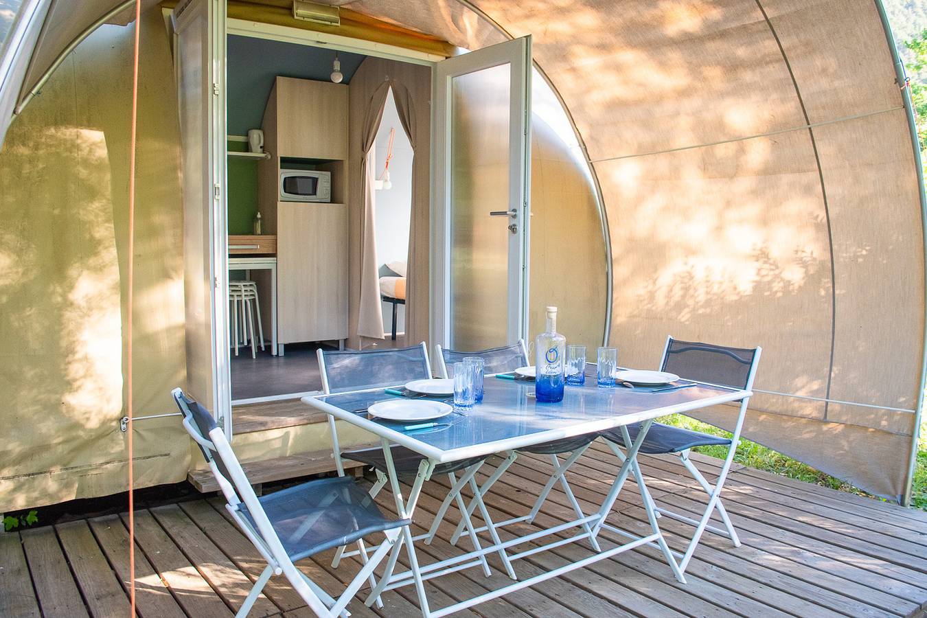 Gîte für 4 Personen mit Terrasse in Saint-Bauzile, Cevennen