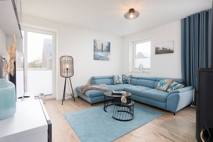 Ferienhaus für 6 Personen, mit Terrasse und Garten sowie Sauna