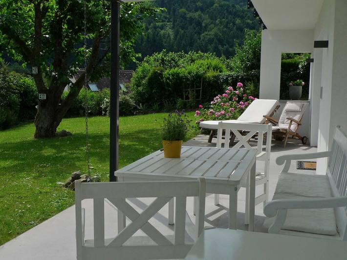 Ganze Wohnung, Ferienwohnung 'Peterberg 22, 45qm' mit Bergblick, privater Terrasse und Wi-Fi in Kappel (Freiburg), Freiburg