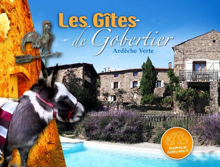 Gîte pour 5 personnes, avec jardin ainsi que vue et piscine à Saint-Alban-d'Ay