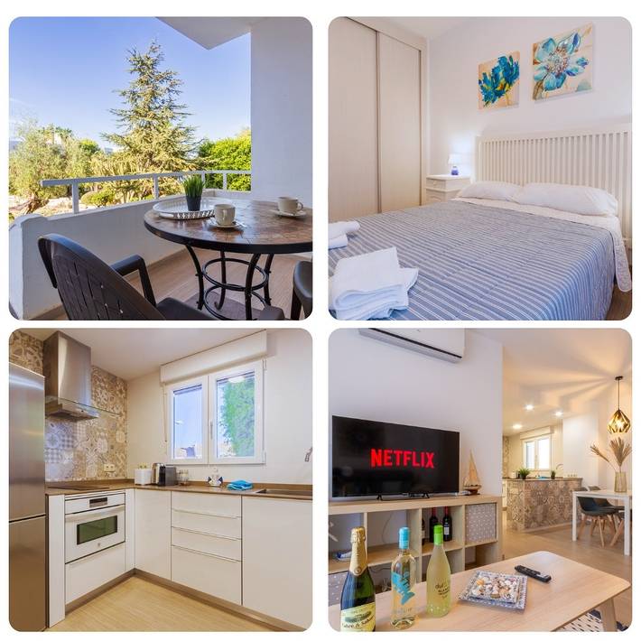 Casa de férias para 4 pessoas, com piscina infantil e varanda em Monte Faro