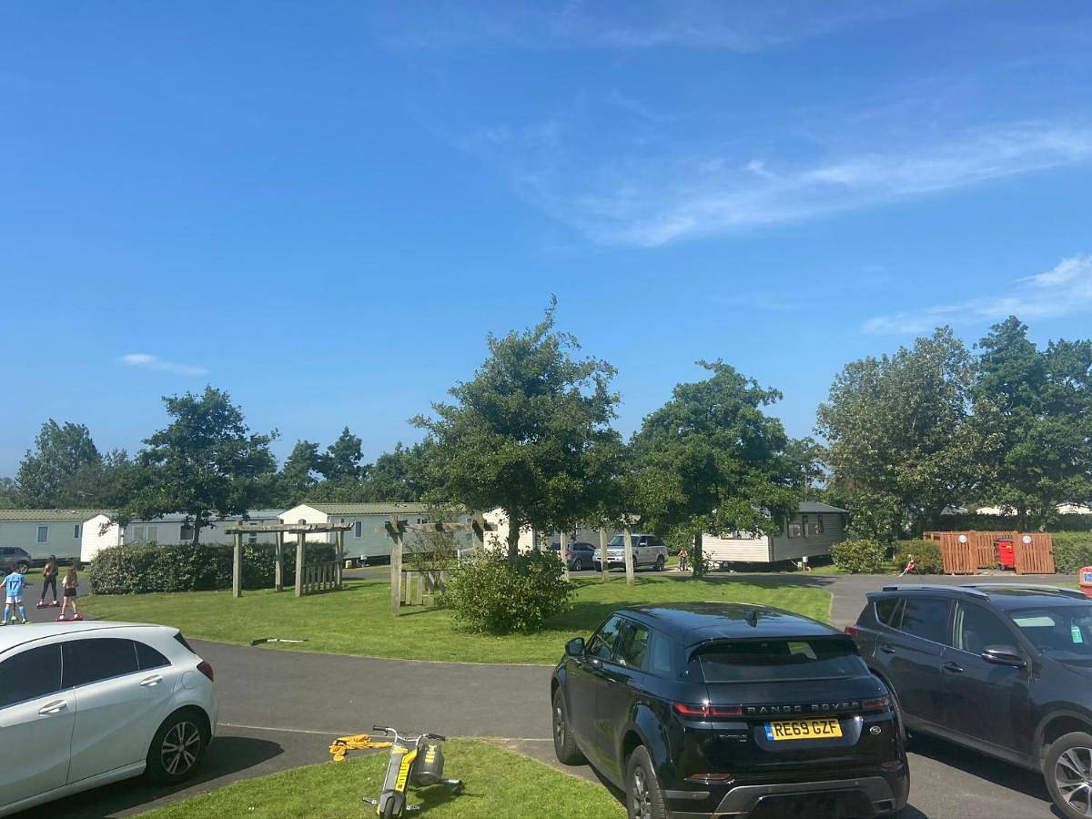 Mobile Home in Blackpool Pleasure Beach, North West England