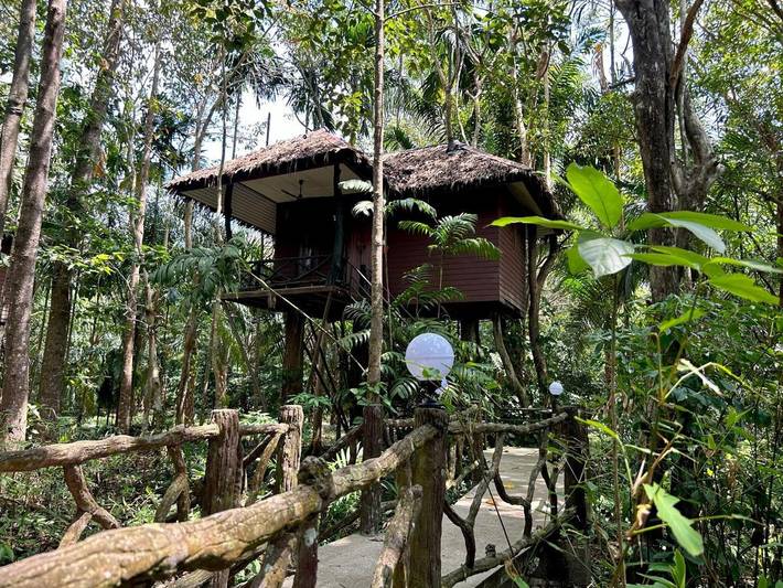 Station pour 3 personnes, avec piscine ainsi que jardin et vue - 1