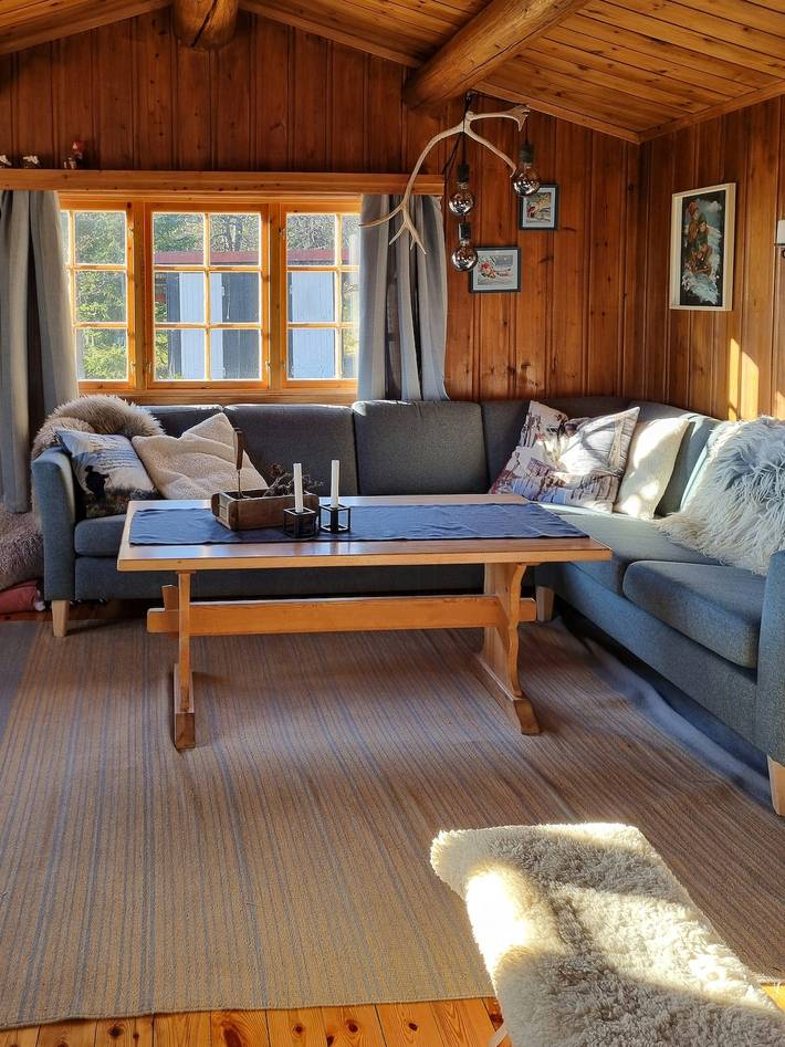 Feriehus for 7 personer, med terrasse, barnevennlig i Oppland