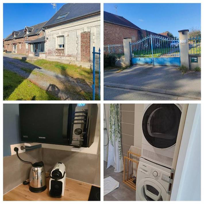 Gîte pour 2 personnes, avec jardin ainsi que terrasse et vue, animaux acceptés dans Viry-Noureuil - 3