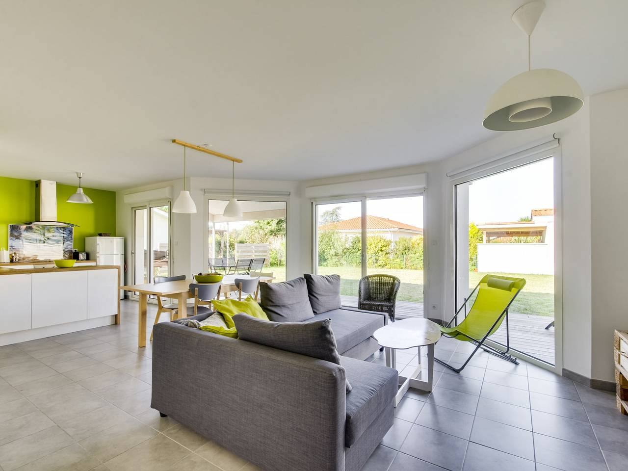 Maison contemporaine Biscarrosse, 7 pers., 3 ch., Wi-Fi, sur terrain 700m², proche activités et plages in Biscarrosse (bourg), Biscarrosse
