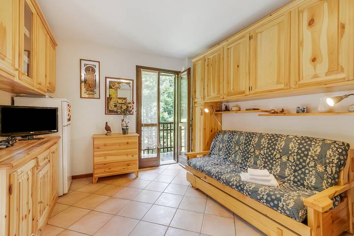 Gîte pour 4 personnes, avec balcon à Oulx