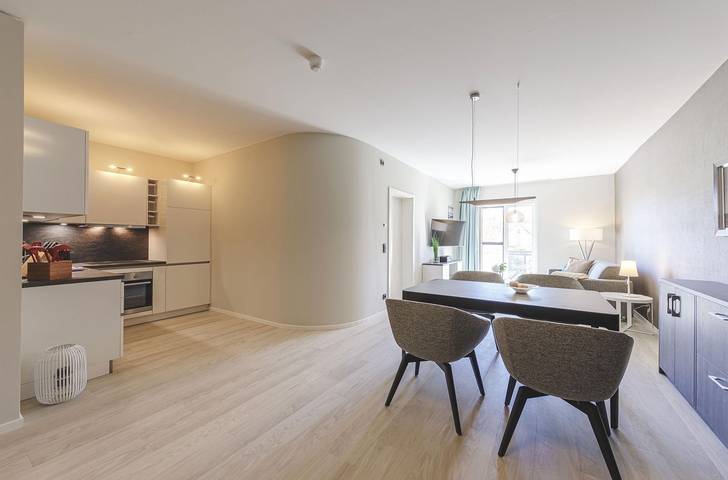 Ferienwohnung für 3 Personen, mit Sauna und Balkon in Wustrow