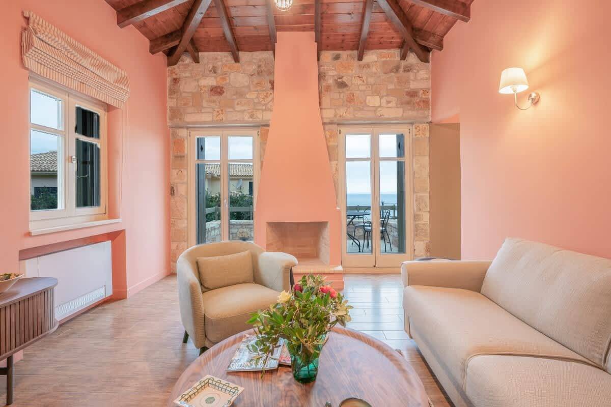 Kyparissia Aries Stone Maisonette, Panoramic Views in Kyparissia, Golf van Kyparissia