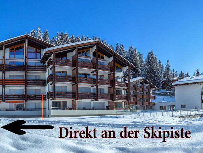 Hütte für 4 Personen, mit Balkon in Arosa