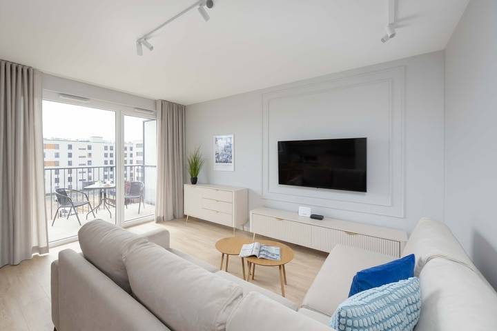 Ferienwohnung für 6 Personen, mit Balkon/Terrasse in Warschau - 3