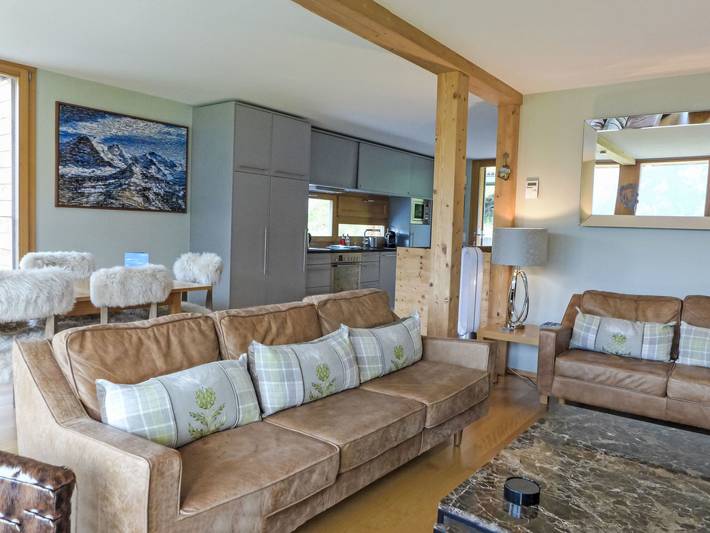 Ferienwohnung für 6 Personen, mit Terrasse in Lauterbrunnen