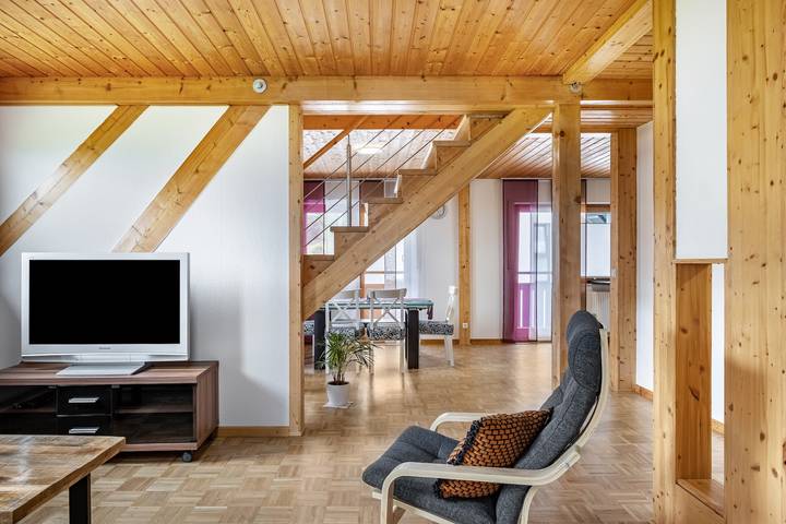 Ganze Wohnung, Ferienwohnung 'Grünblick' mit Bergblick, Balkon und Wi-Fi in Untermünstertal, Münstertal