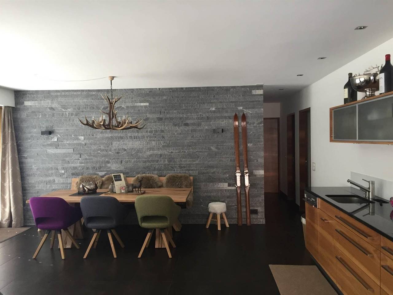 Ganze Ferienwohnung, Alpin Chic - 3.5 Zimmerwohnung in Lantsch/Lenz, Plessur Alpen