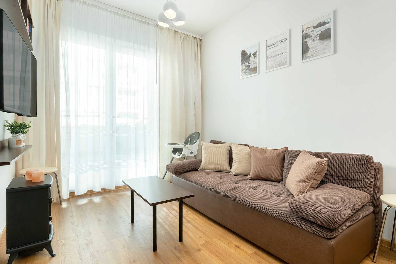 Cały apartament, Apartament wakacyjny dla 6 osób z balkon/ taras in Władysławowo, Morze Bałtyckie