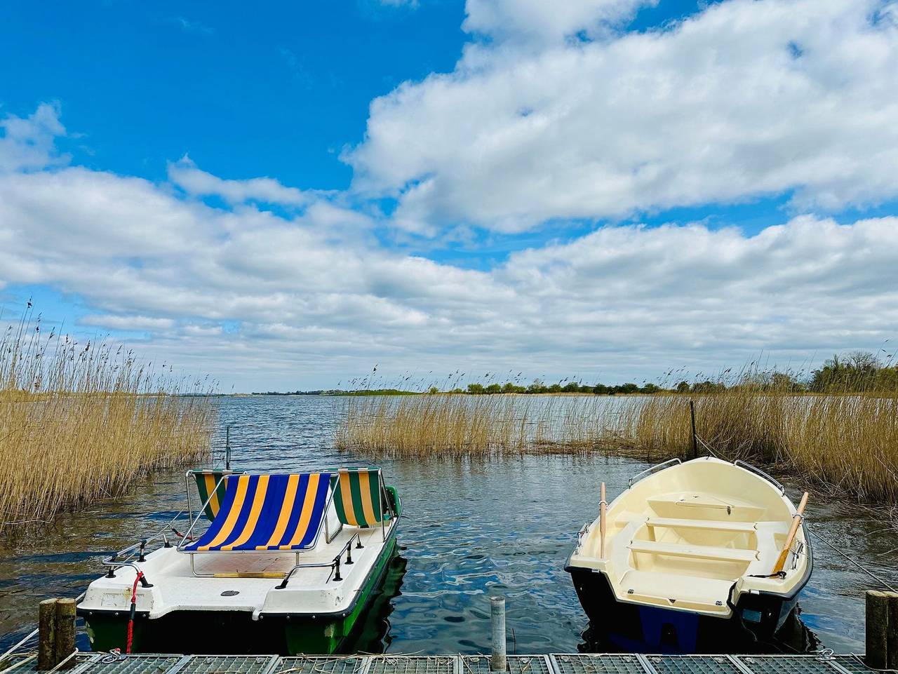 Boddenhuus - Traumhaus mit Steg und Ruderboot - Boddenhuus Zudar in Zudar, Garz/Rügen