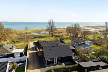Ferienhaus mit Meerblick für 6 Personen, mit Terrasse und Garten auf Langeland