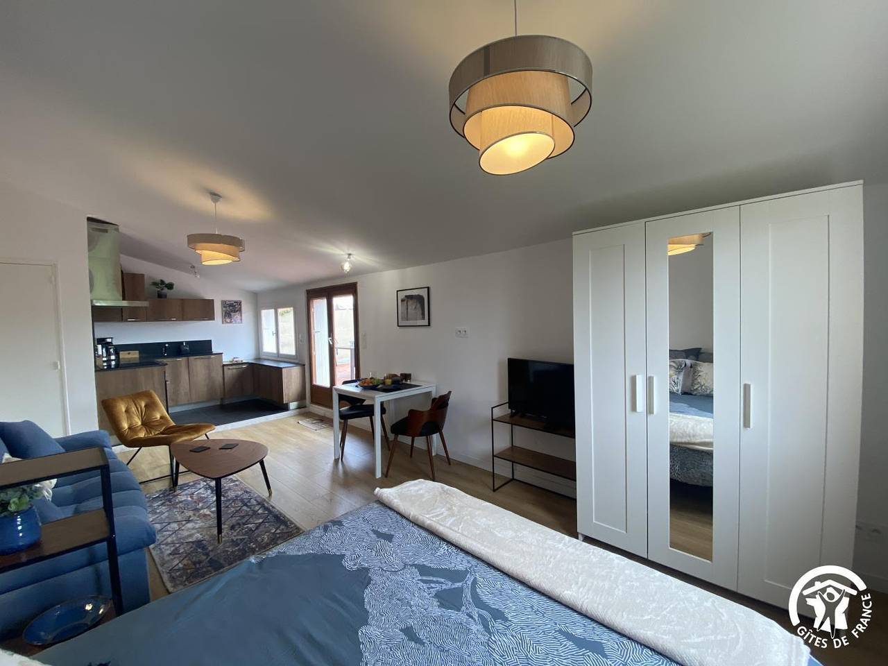 Gîte für 2 Personen mit Terrasse in Saint-Estève, Perpignan und Umgebung