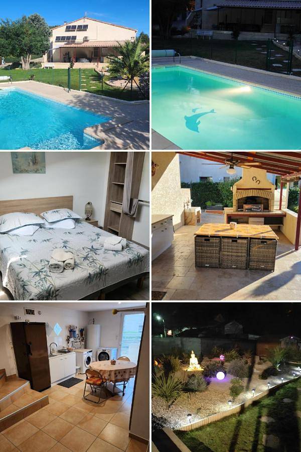 Location de vacances pour 2 personnes, avec piscine et jardin à Saint-Ambroix