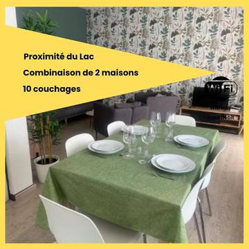 Location de vacances pour 12 personnes, avec jardin et vue à Yvoire