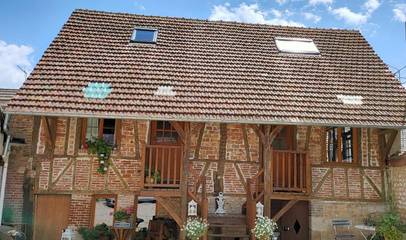 Gîte pour 2 personnes, avec vue et jardin à Acquigny