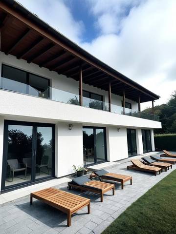 Pension für 6 Personen, mit Sauna und Terrasse sowie Whirlpool, mit Haustier in Bodenmais