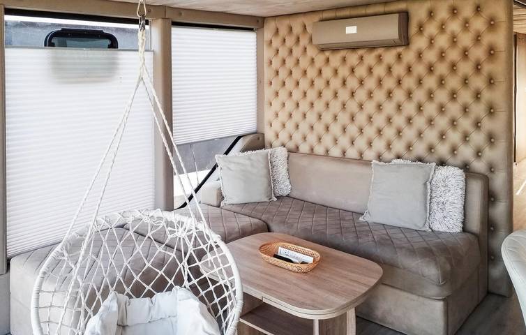 Hausboot für 6 Personen, mit Seeblick und Terrasse, mit Haustier in Brandenburg - 4