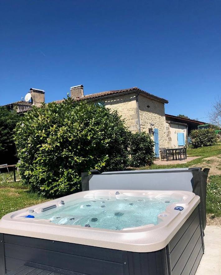Location de vacances pour 12 personnes, avec Jacuzzi et Terrasse ainsi que Jardin et Piscine à Baleyssagues - 4