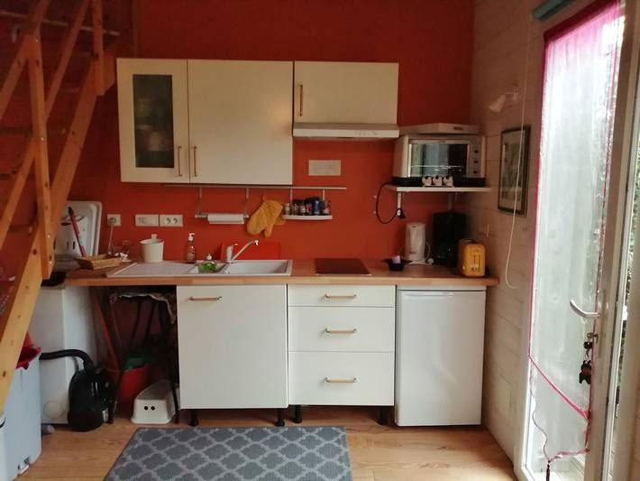 Studio pour 4 personnes, avec jardin