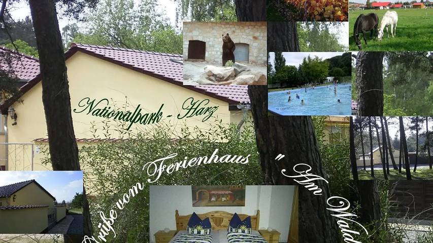 Ferienhaus für 4 Personen, mit Garten und Balkon in Thale