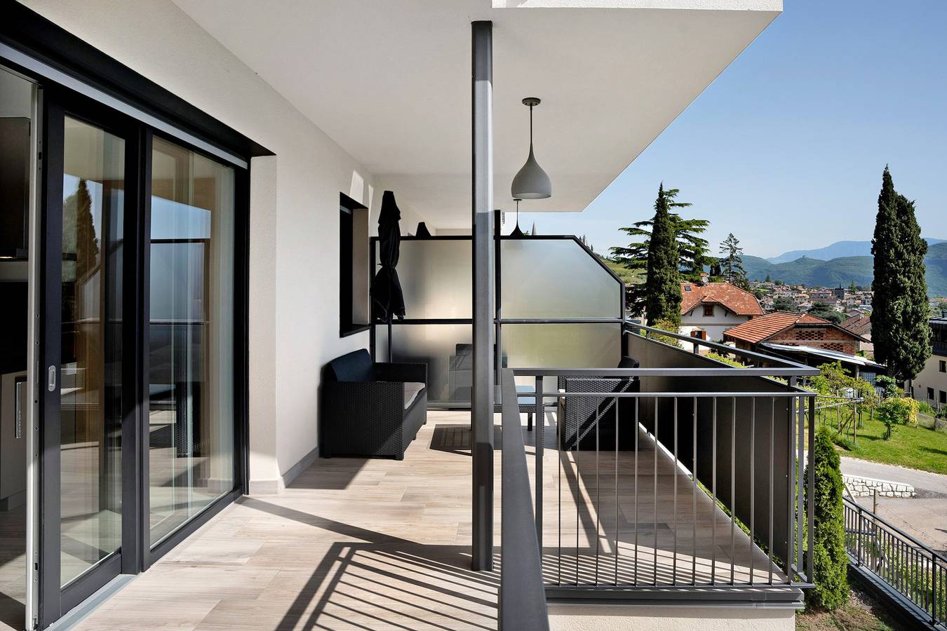 Ganze Wohnung, Ferienwohnung 'Bacchushof Merlot' mit Bergblick, Balkon und Pool in Tramin an der Weinstraße, Nonsberggruppe