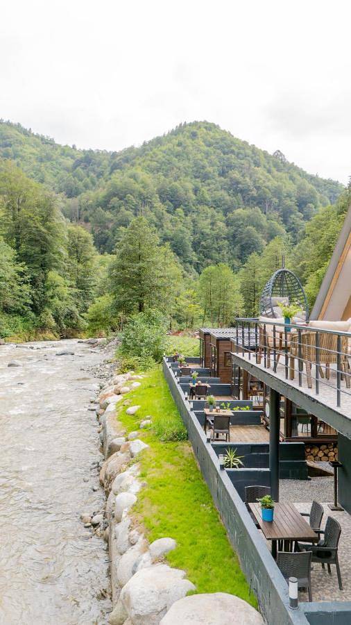 Camping para 5 personas, con jardín además de vistas y vistas al lago, Se admiten mascotas - 1