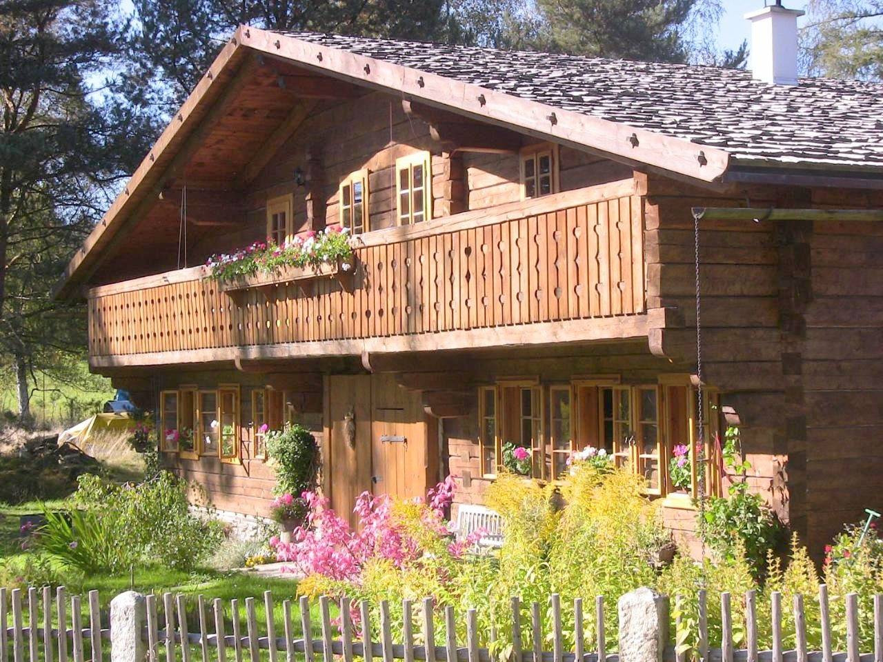 Volarská roubenka in Wallern, Sumava Nationaal Park