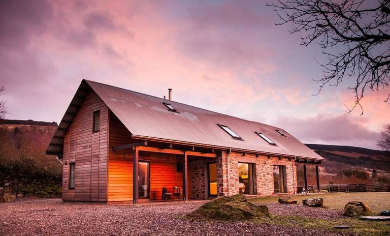 B&B für 2 Personen, mit Balkon und Terrasse sowie Garten und Ausblick in Schottland
