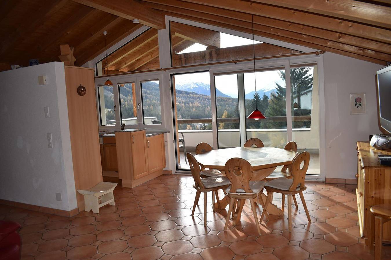 Ganze Wohnung, *** Dachwohnung Tgamutsch, Lenzerheide in Vaz/Obervaz, Plessur Alpen