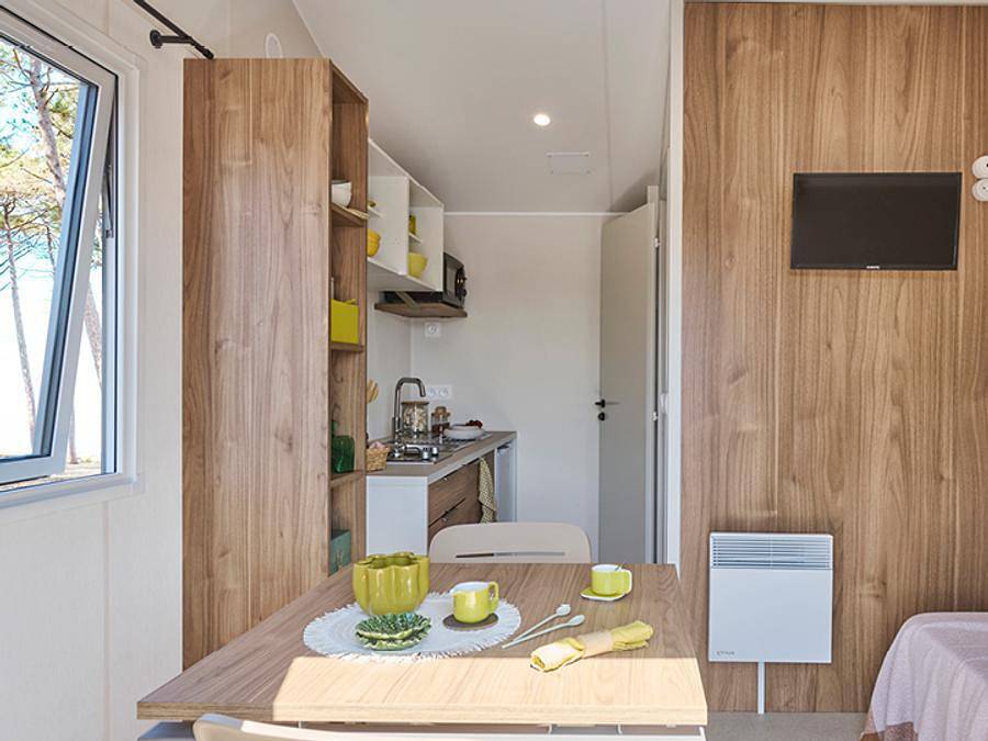Camping Le Damier - Casa mobile 4 persone - Bilbao Doppio 2 camere da letto - 2 bagni - 2 cucine - 2 Tv in Pianotolli-Caldarello, Sartène e dintorni