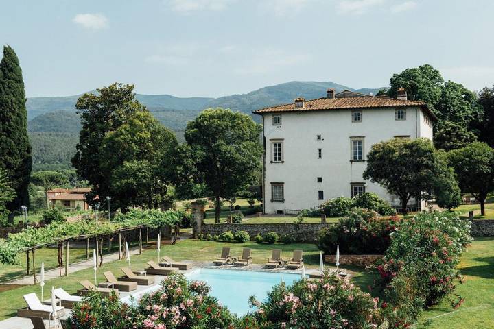 B&B für 2 Personen, mit Garten und Pool sowie Ausblick, mit Haustier in Lucca