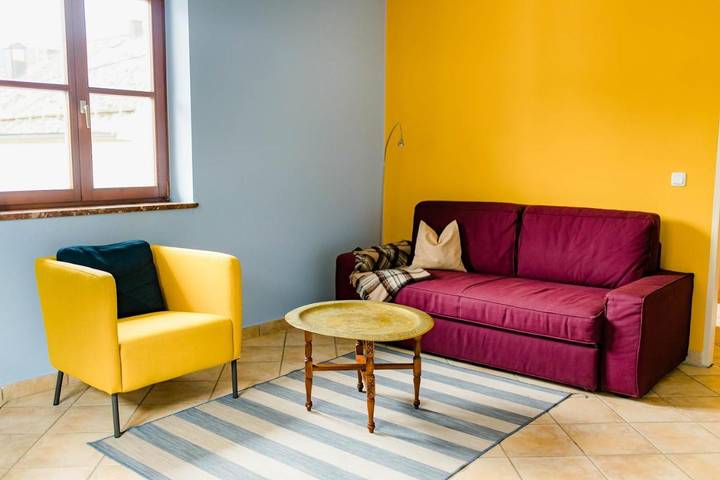 Ferienwohnung für 2 Personen, mit Sauna und Ausblick