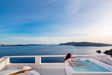 Villa pour 2 personnes, avec vue sur l’océan à Oia