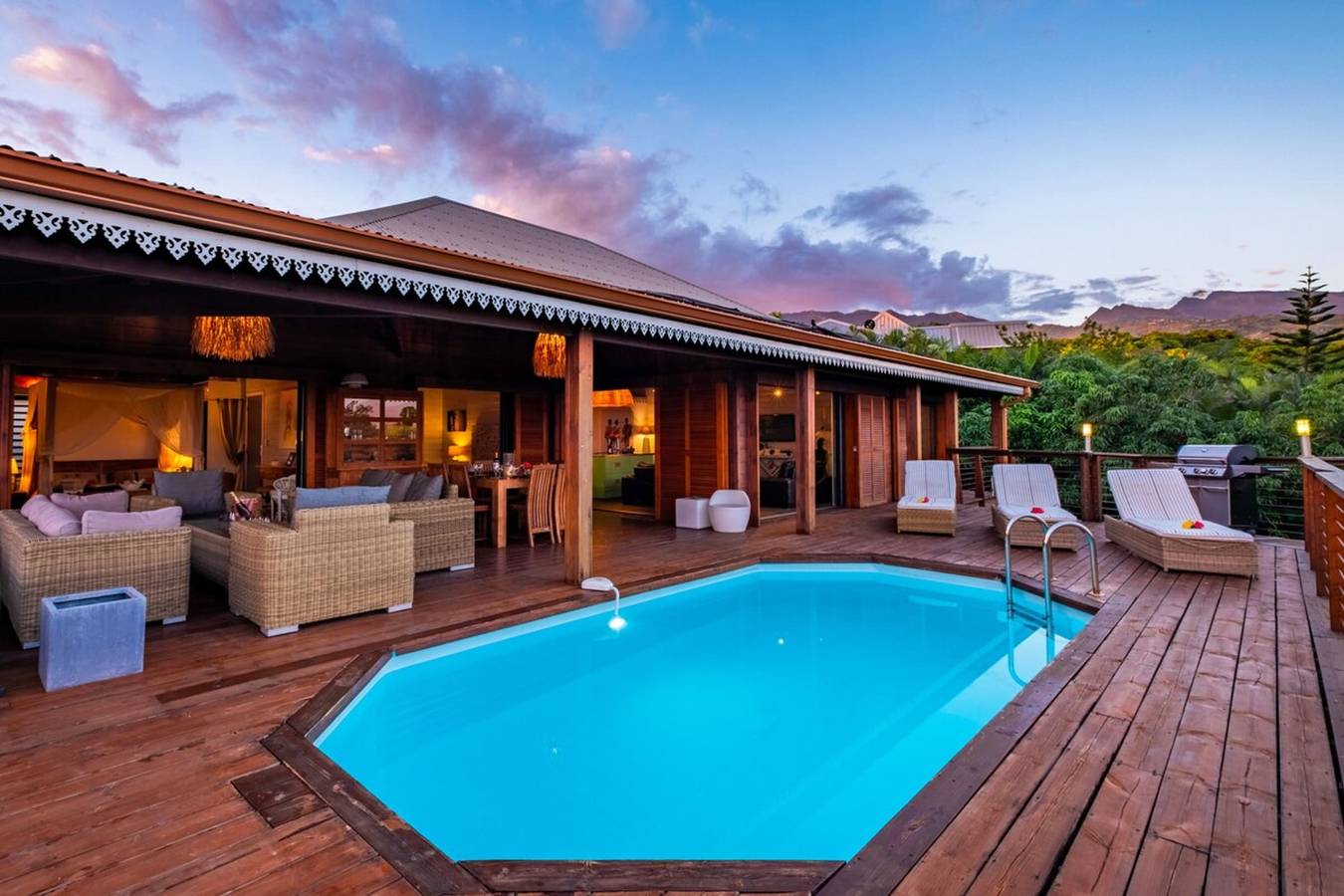 Kaz Passion - Villa with swimming pool and sea view on the edge of a ravine in Saint-Louis, Reunión